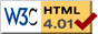 Valid
          HTML
          4.01!